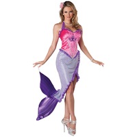 Beautiful Mermaid Princess Ariel Fairytale Storybook Women Costume