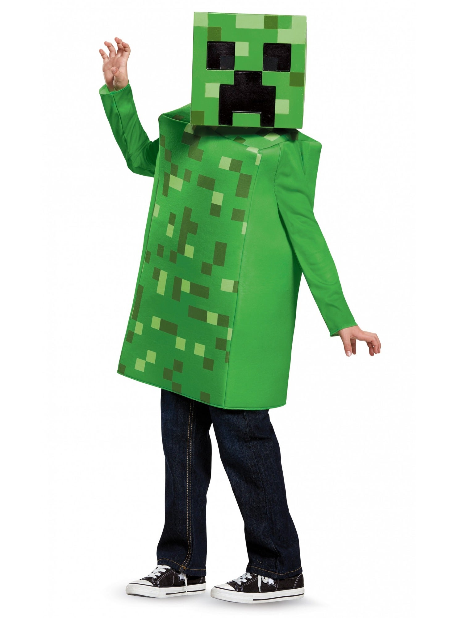 Hobbypos Creeper Mojang Minecraft Hostile Mobs Video Game Fancy Dress Up Boys Costume