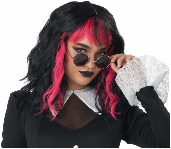 Buy Cute N Crafty 90s Grunge Rock Star Punk Pink Highlights Adult ...