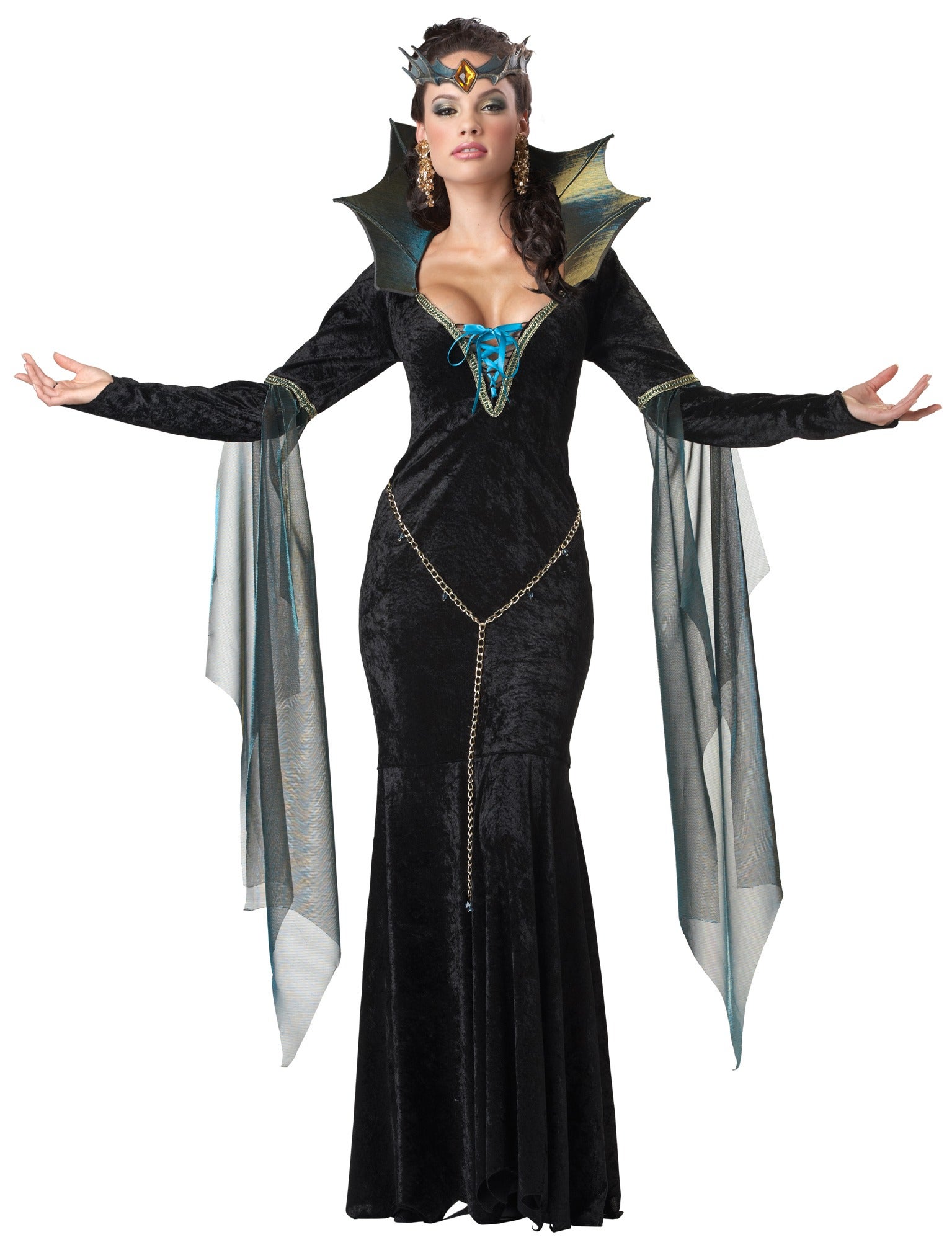 Hobbypos Evil Sorceress Witch Enchantress Fairytale Story Book Womens Costume
