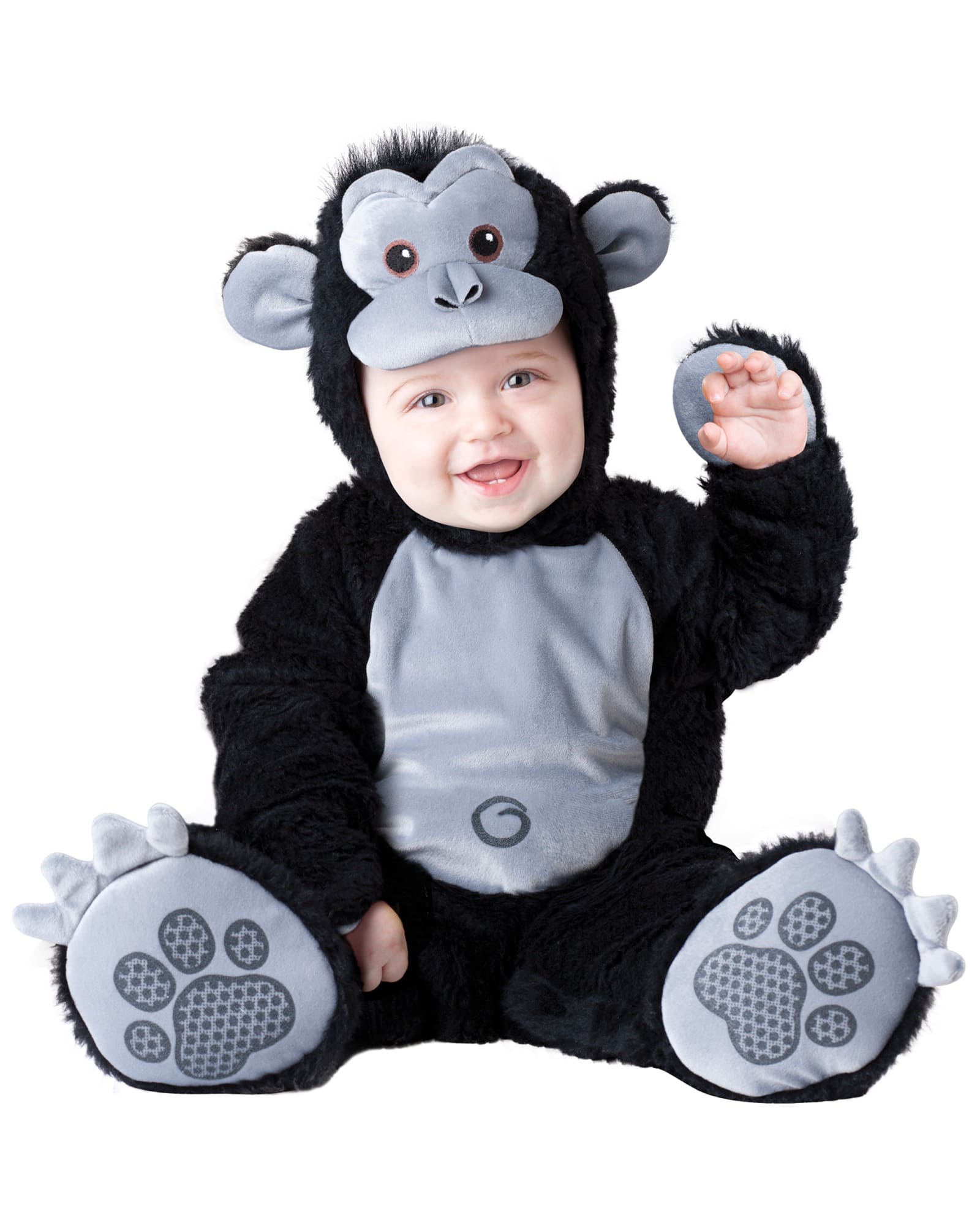 Hobbypos Goofy Gorilla Monkey Ape Animal Deluxe Toddler Boys Costume