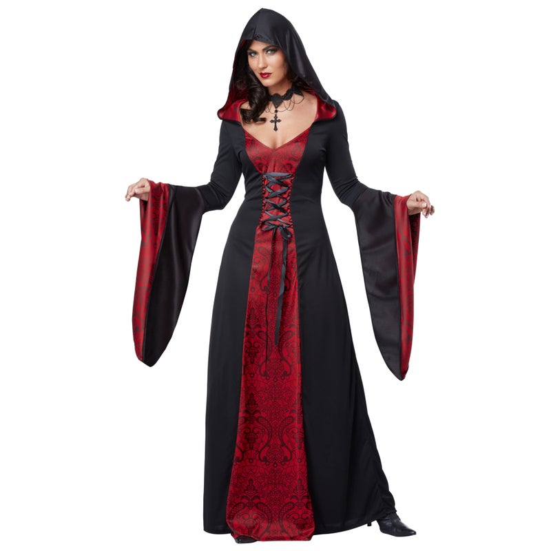 Buy Hobbypos Gothic Robe Elegant Vampiress Vampire Vampires Medieval ...