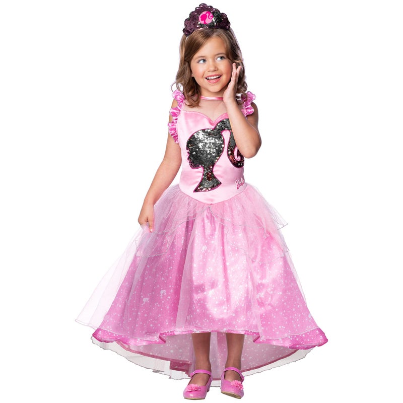 Buy Hobbypos Barbie Sequin Princess Pink Doll Toys Book Week Child ...
