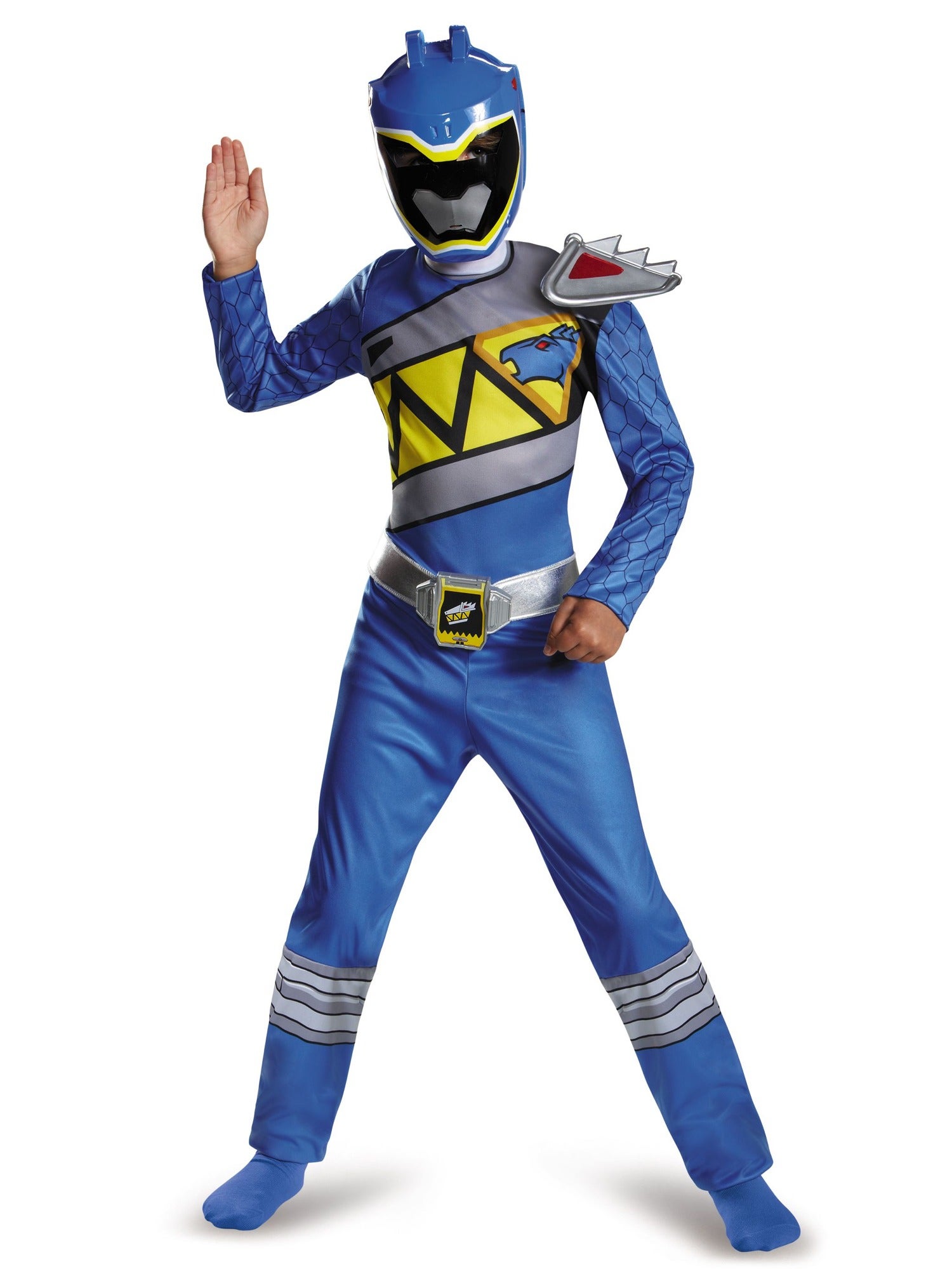 Hobbypos Blue Ranger Saban's Power Rangers Dino Charge Superhero Boys Costume