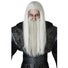 Buy Hobbypos Dark Wizard Sorcerer Magician Medieval Grey Mens Costume ...