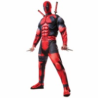 Deadpool Movie Deluxe Muscle Chest Marvel Comic Superhero Mens Costume