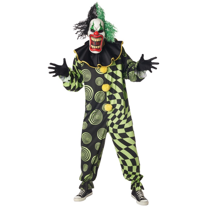 Buy Hobbypos Funhouse Freak Horror Clown Evil Jester Joker Halloween ...