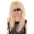 Buy Hobbypos Headbanger 80s Heavy Metal Rock Blonde Men Costume Wig ...