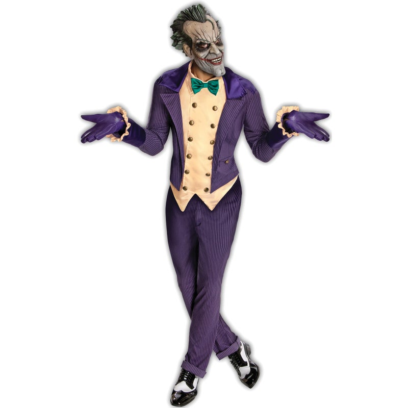 Buy Hobbypos Joker Deluxe Supervillain Villian Batman Arkham City Clown ...