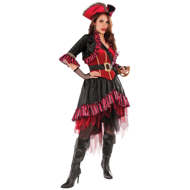 Buy Hobbypos Lady Buccaneer Pirate Wench Medieval Swashbuckler Caribbean Womens Costume Mydeal