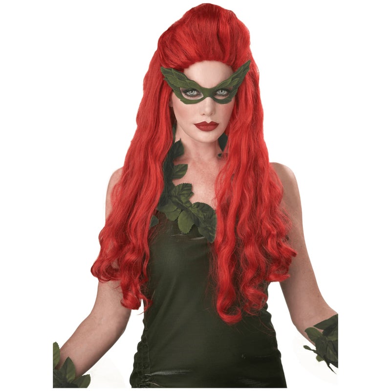 Buy Hobbypos Lethal Beauty Poison Ivy Batman Supervillain Red Womens ...