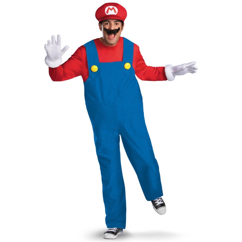 Nintendo Super Mario Brothers Boys Mario Deluxe Costume