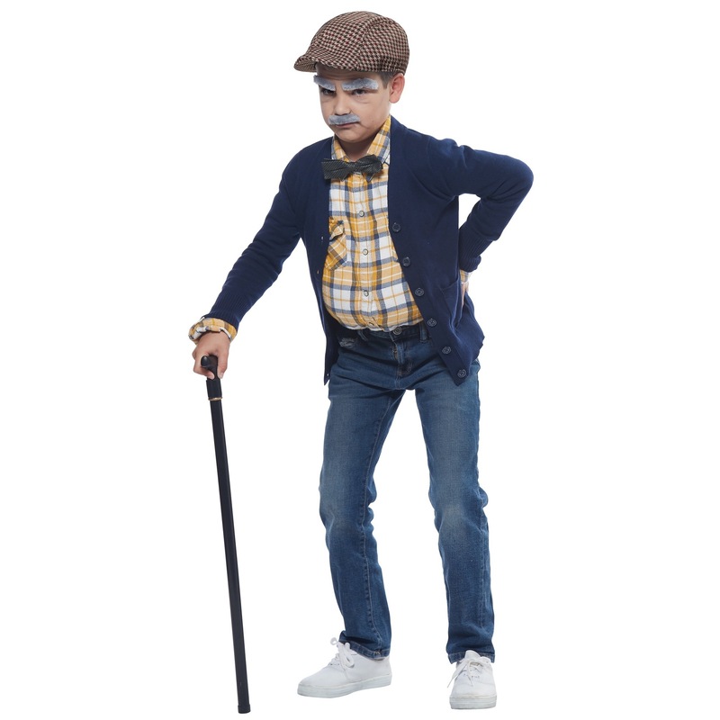 Buy Hobbypos Old Timer Man Little Grandpa 100 Days of School Book Week