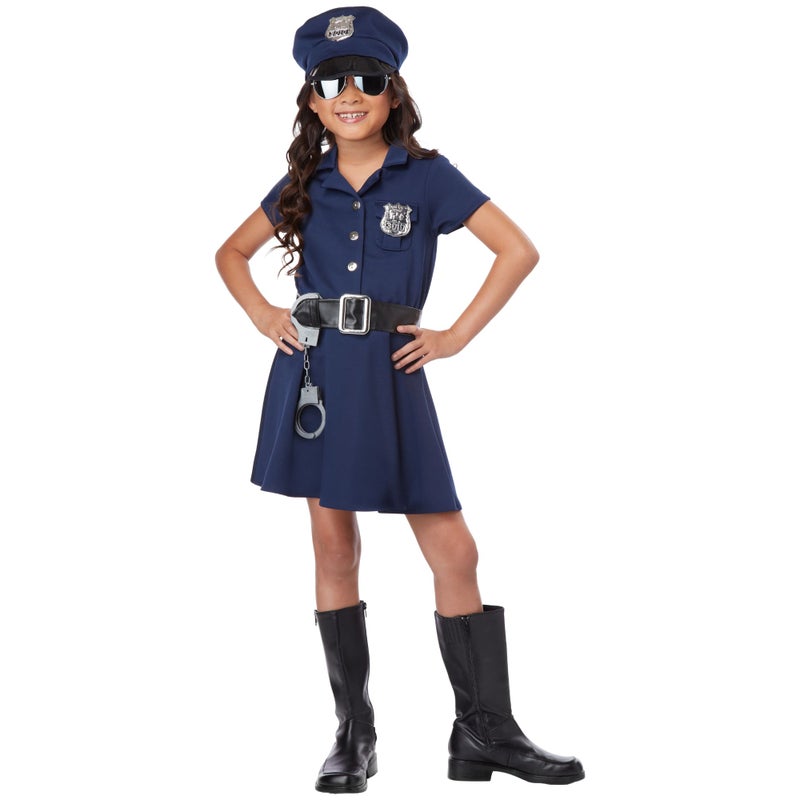 Buy Hobbypos Police Officer Cop Uniform Policewoman Role Play Book Week ...