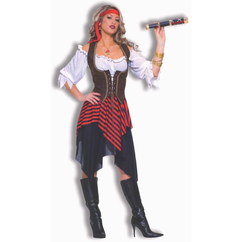 Buy Hobbypos Sweet Buccaneer Pirate Of The Caribbean Wench Swashbuckler Adult Womens Costume 9445
