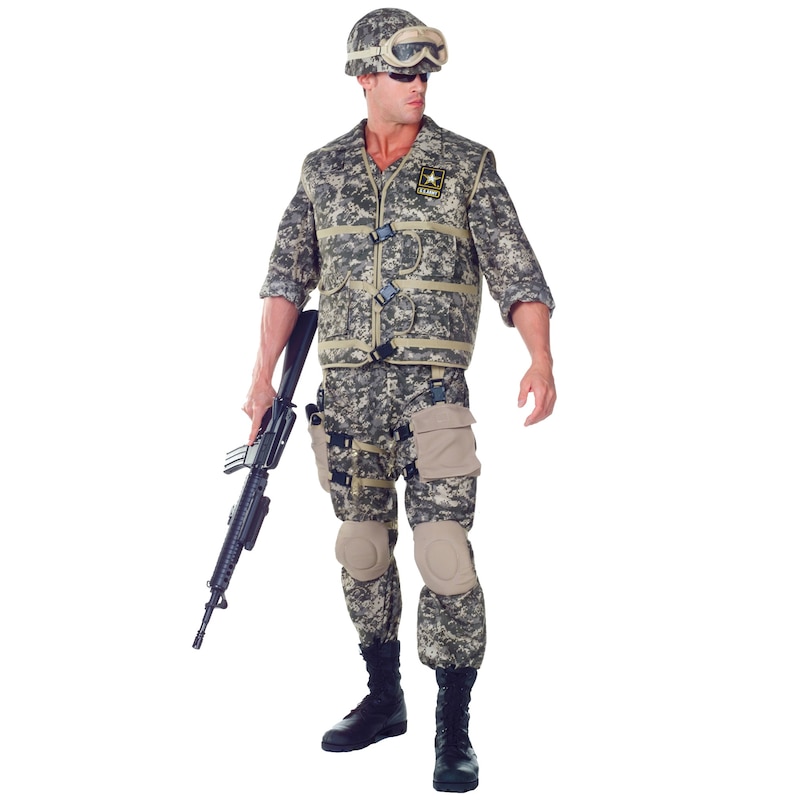 Buy Hobbypos US Army Ranger Deluxe Soldier Military Uniform Navy Combat ...