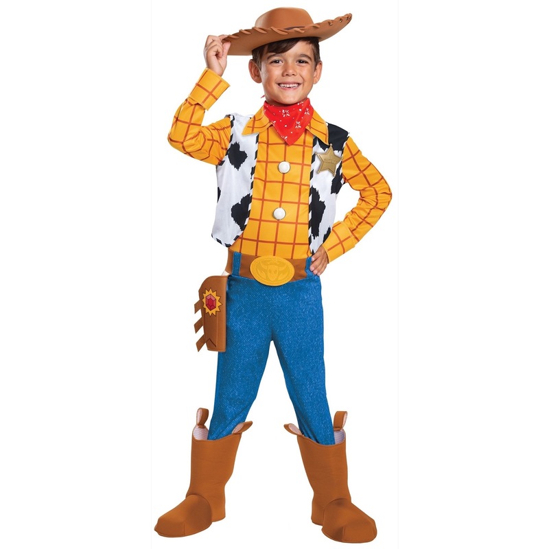 Buy Hobbypos Woody Deluxe Cowboy Toy Story 4 Disney Pixar Movie Toddler ...