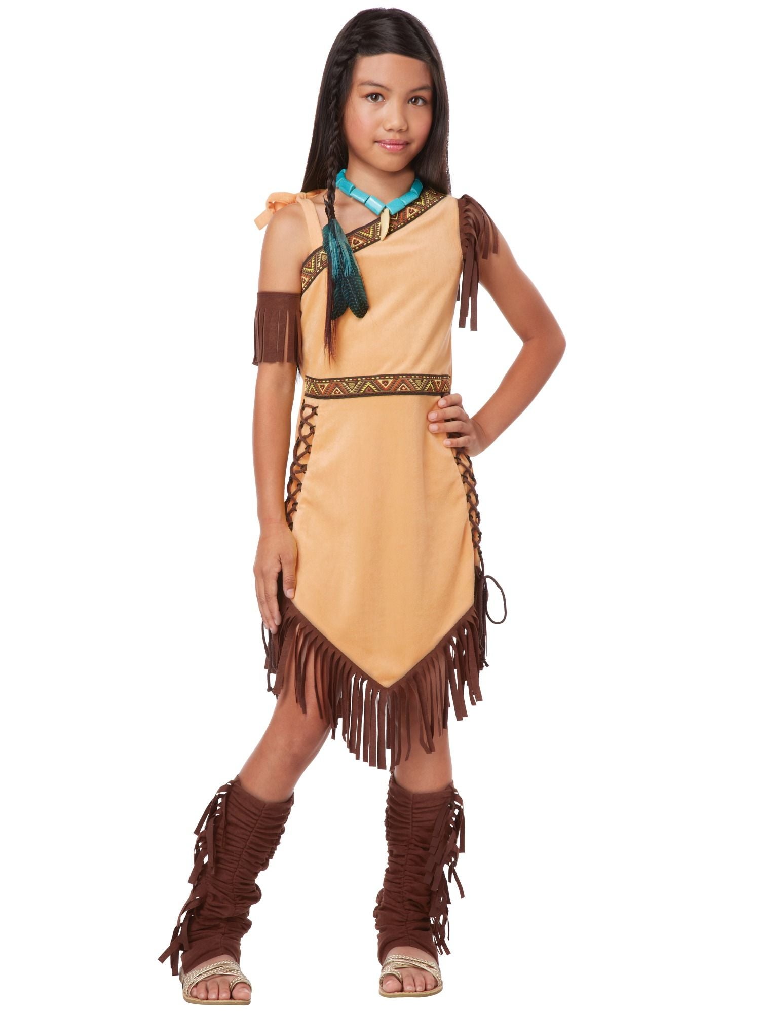 Hobbypos Native American Princess Indian Pocahontas Western Book Week Girls Costume