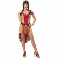 Native Beauty American Pocahontas Indian Woman Costume