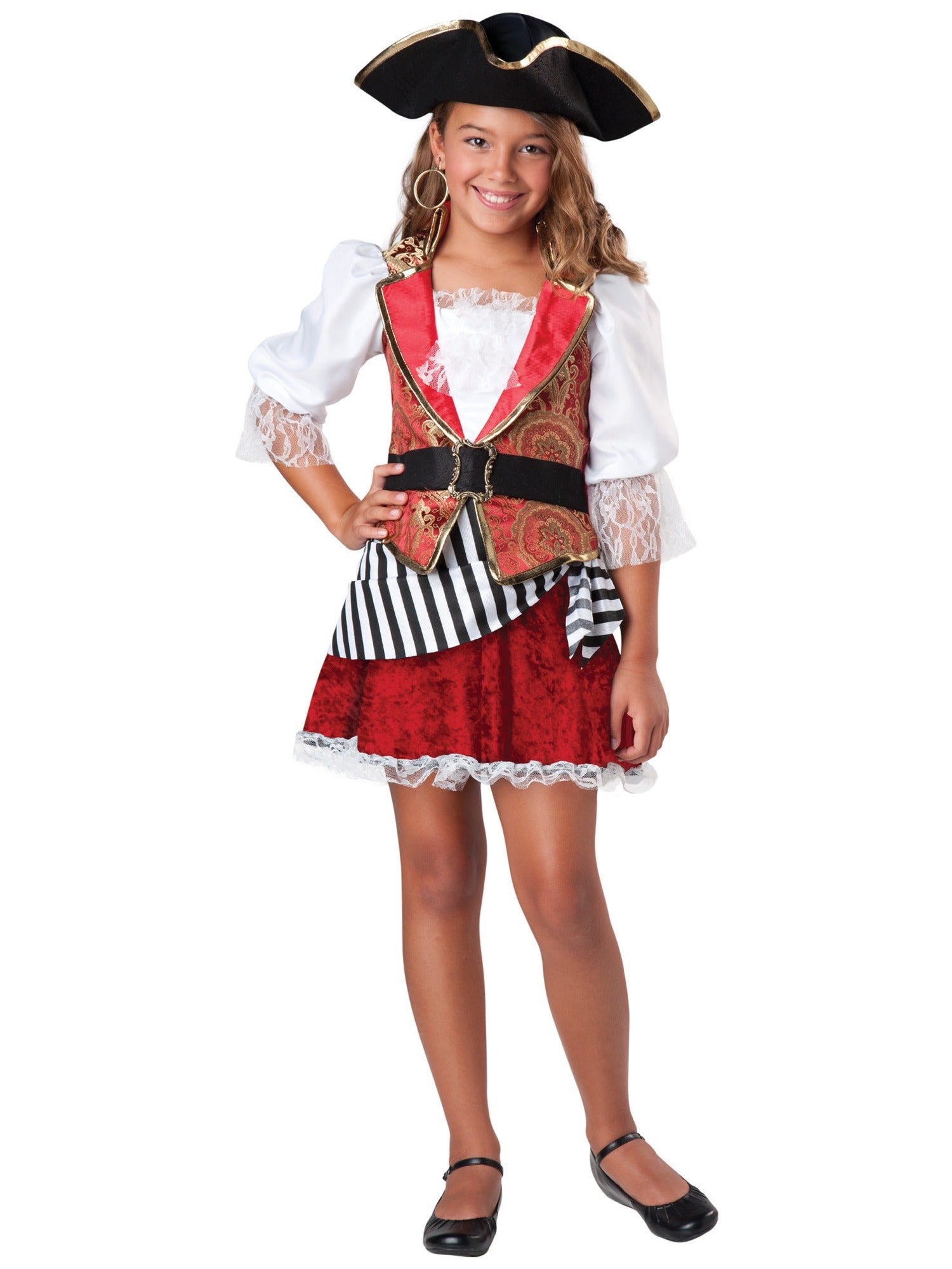 Hobbypos Pretty Pirate of the Carribbean Buccaneer Child Girls Costume
