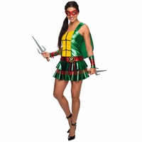 Raphael Raph Dress Teenage Mutant Ninja Turtles Superhero Women Costume