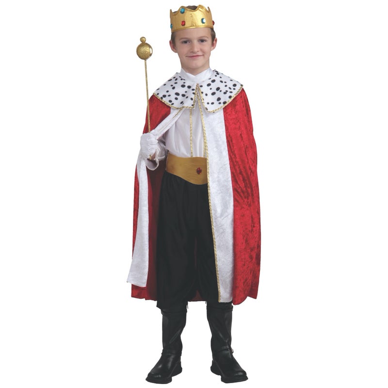 Buy Hobbypos Regal King Renaissance Medieval Royal Book Week Child Boys ...