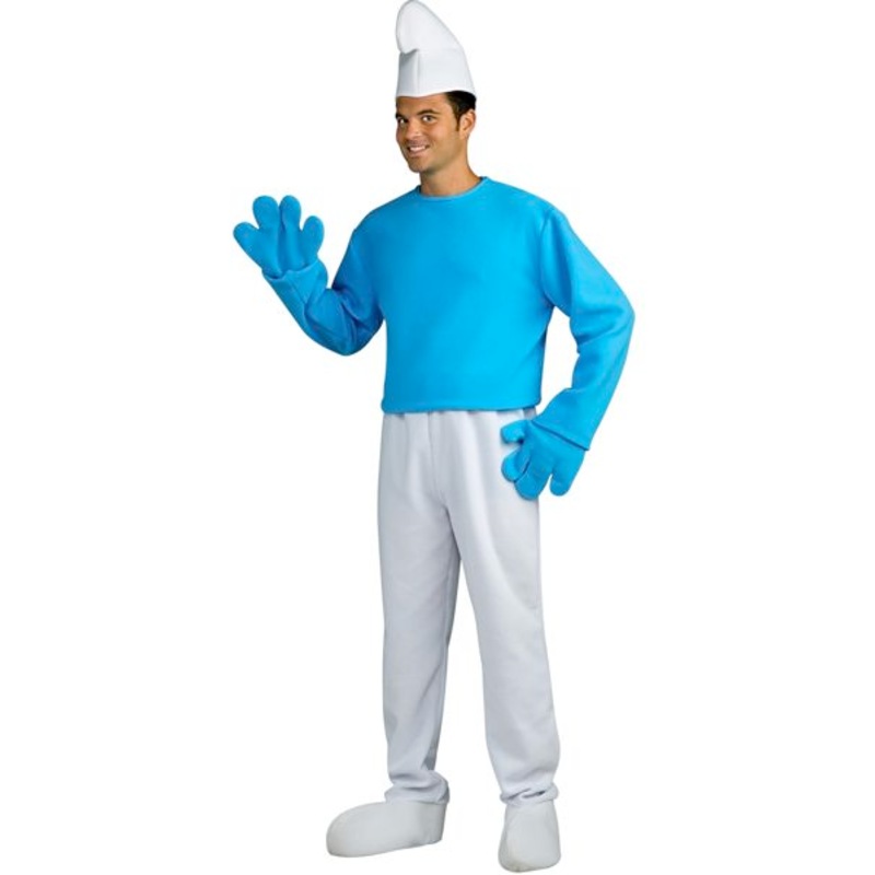 Buy Hobbypos Smurf Smurfs Deluxe Licensed Dress Up Men Costume - MyDeal