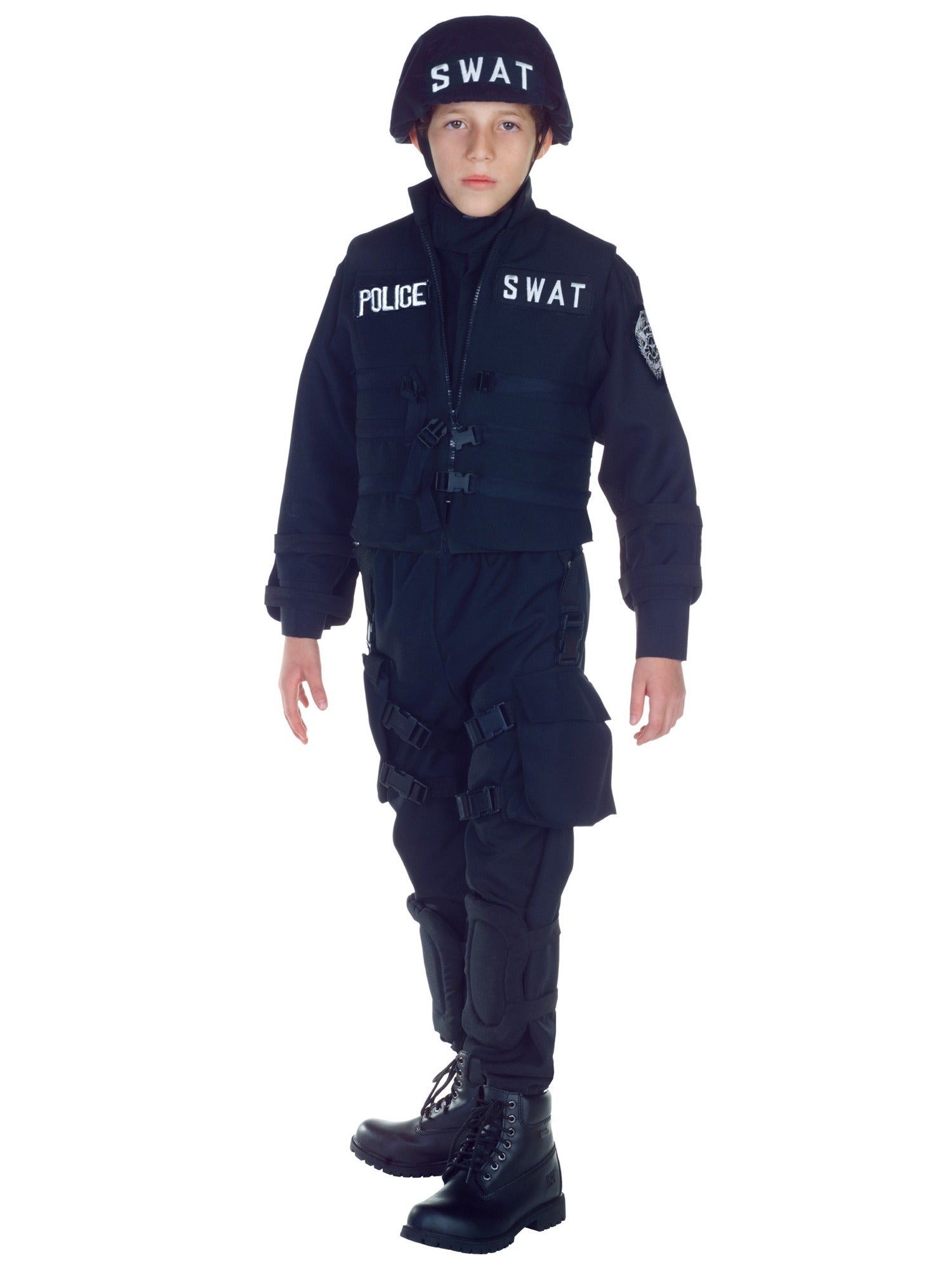 Hobbypos SWAT S.W.A.T. Military Police Cop Commander Book Week Boys Costume