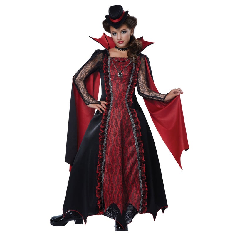 Buy Hobbypos Victorian Vampira Vampires Gothic Medieval Halloween Dress ...