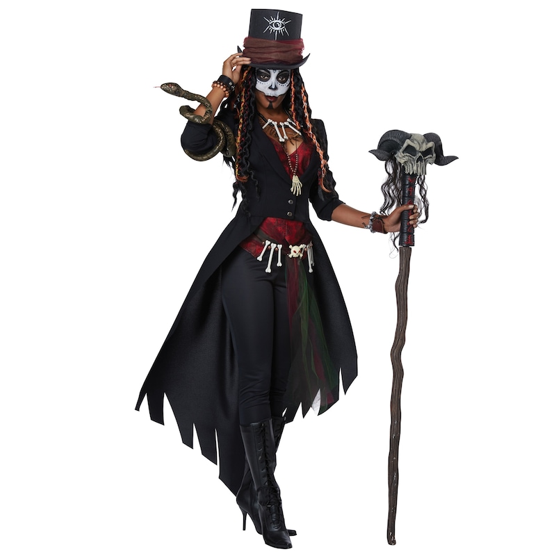 Buy Hobbypos Voodoo Magic Witch Doctor Ritual Skeleton Day Of The Dead ...