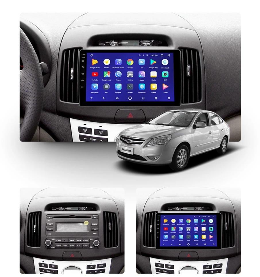 Car Dealz 10.2" Android 8.1 Hyundai Elantra 4 HD 2006-2012 w CAM GPS Bluetooth Car Player Navigation Radio Stereo DVD Head Unit In Dash Plus OEM Fascia