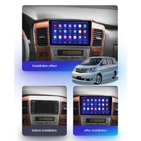 Car Dealz Premium Model 10.2" Android 8.1 For Toyota Alphard 1 H10 2002 - 2008 GPS Bluetooth Car Player Navigation Radio Stereo DVD Head Unit In Dash Plus OEM Fascia