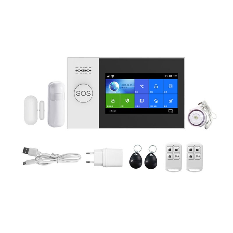 Car Dealz High Quality Touch Screen Wireless WiFi Tuya Fire Smoke Smart Home Alarm Security System