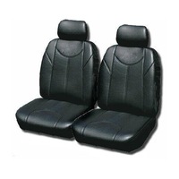 Faux Leather Seat Covers for Toyota Hilux Single Cab 2005-2020 Grey
