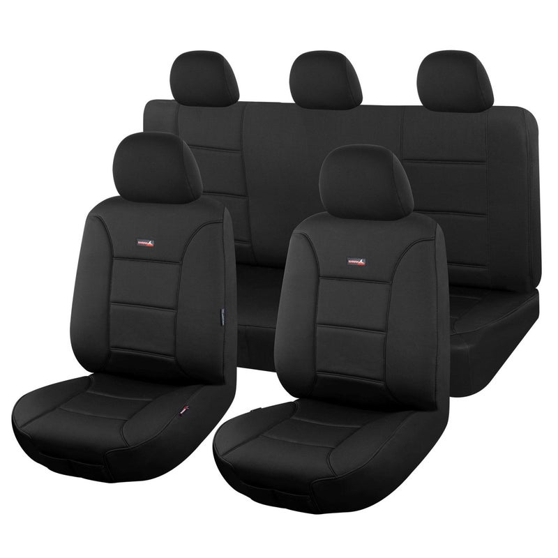Sharkskin Ultimate Neoprene Seat Covers For Mitsubishi Triton Mq Mr Series 2018 2020 Dual Cab Black Car Accessories 9315512092216 - Mitsubishi Triton 2020 Car Seat Covers