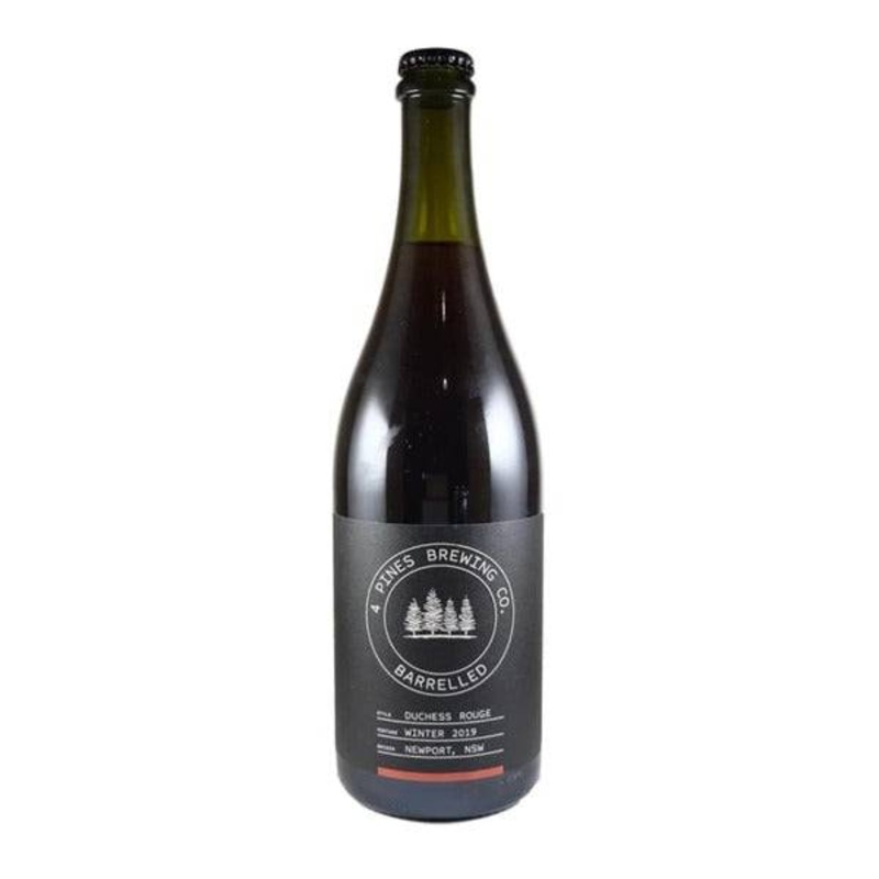 Buy 4 Pines Keller Door Barrelled Duchess Rouge Sour Beer Bottles 750ml