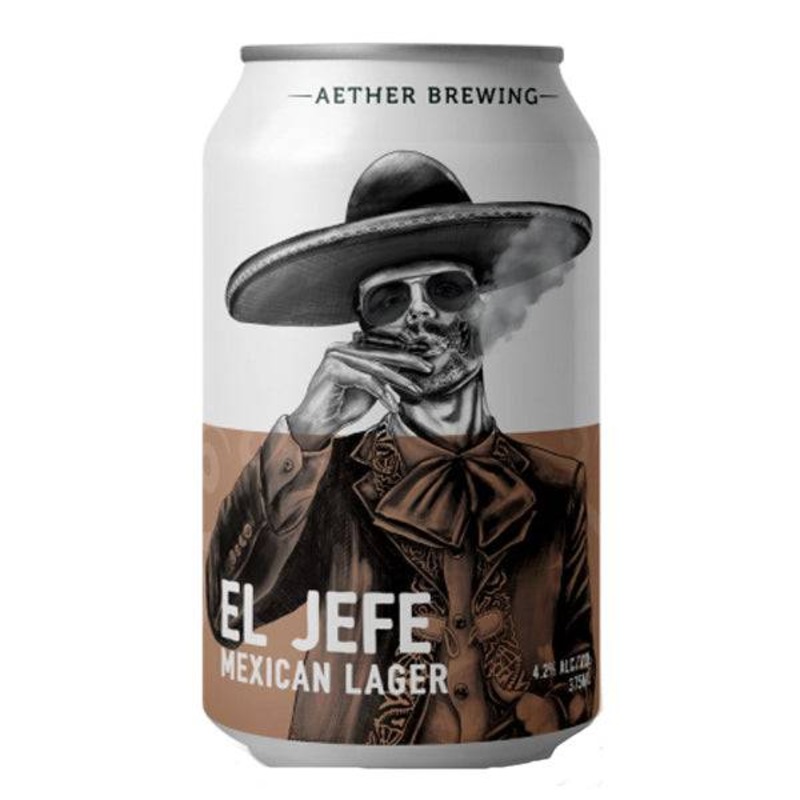Buy Aether Brewing Mexican Lager Cans 375ml Pack of 24 MyDeal
