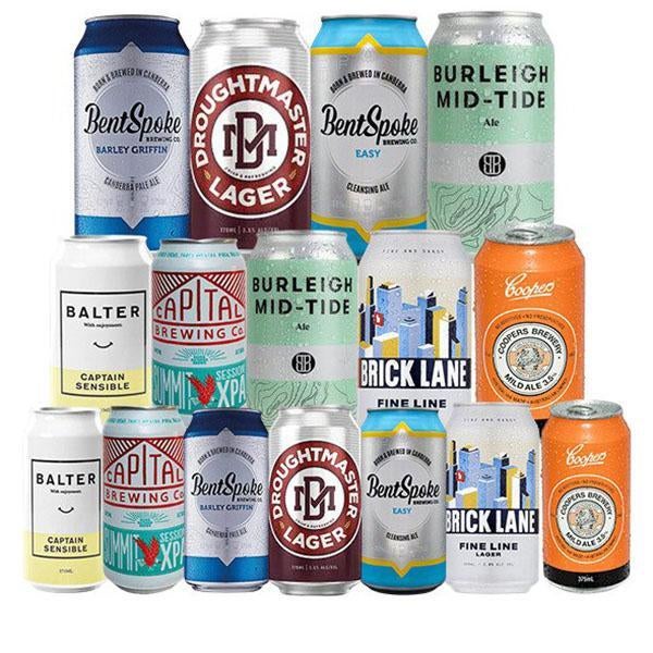 SPLENDID MID STRENGTH MIXED BEERS- 16 CANS