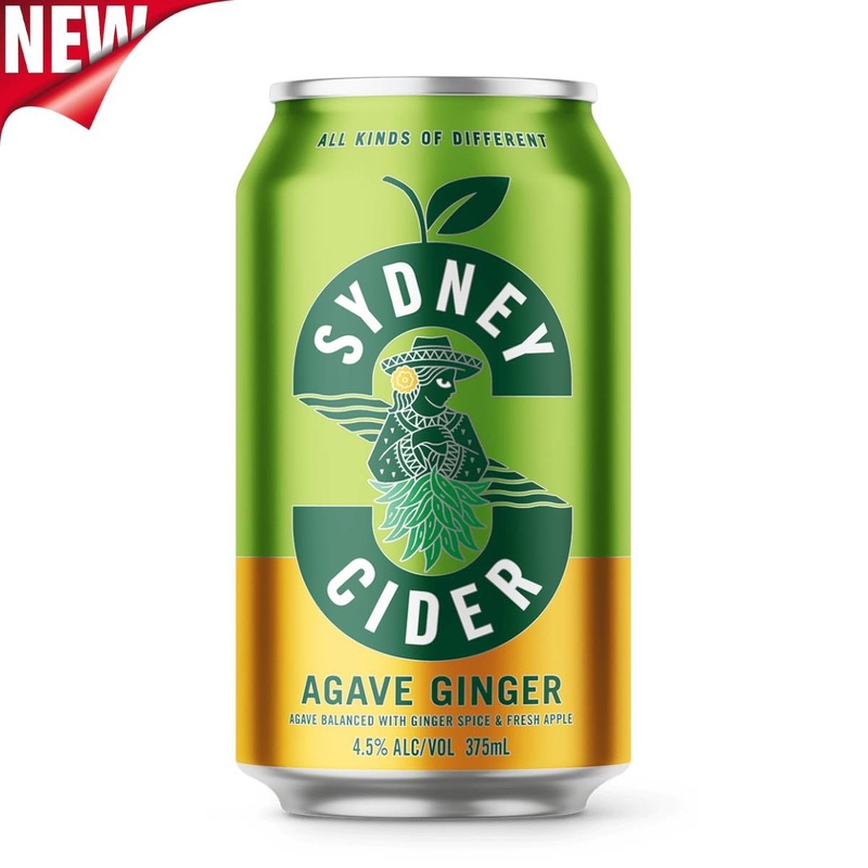 Buy Sydney Brewery Agave Ginger Cider Cans 375ml Pack Of 24 MyDeal
