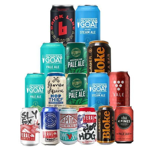TOP-NOTCH AUSTRALIAN MIXED CRAFT BEERS CASE - 16 CANS