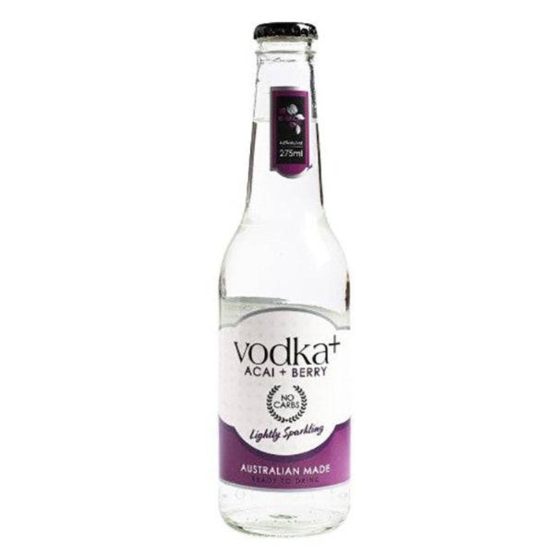 Buy Vodka Plus Acai + Berry Premix Spirit Bottles 275ml Pack of 24
