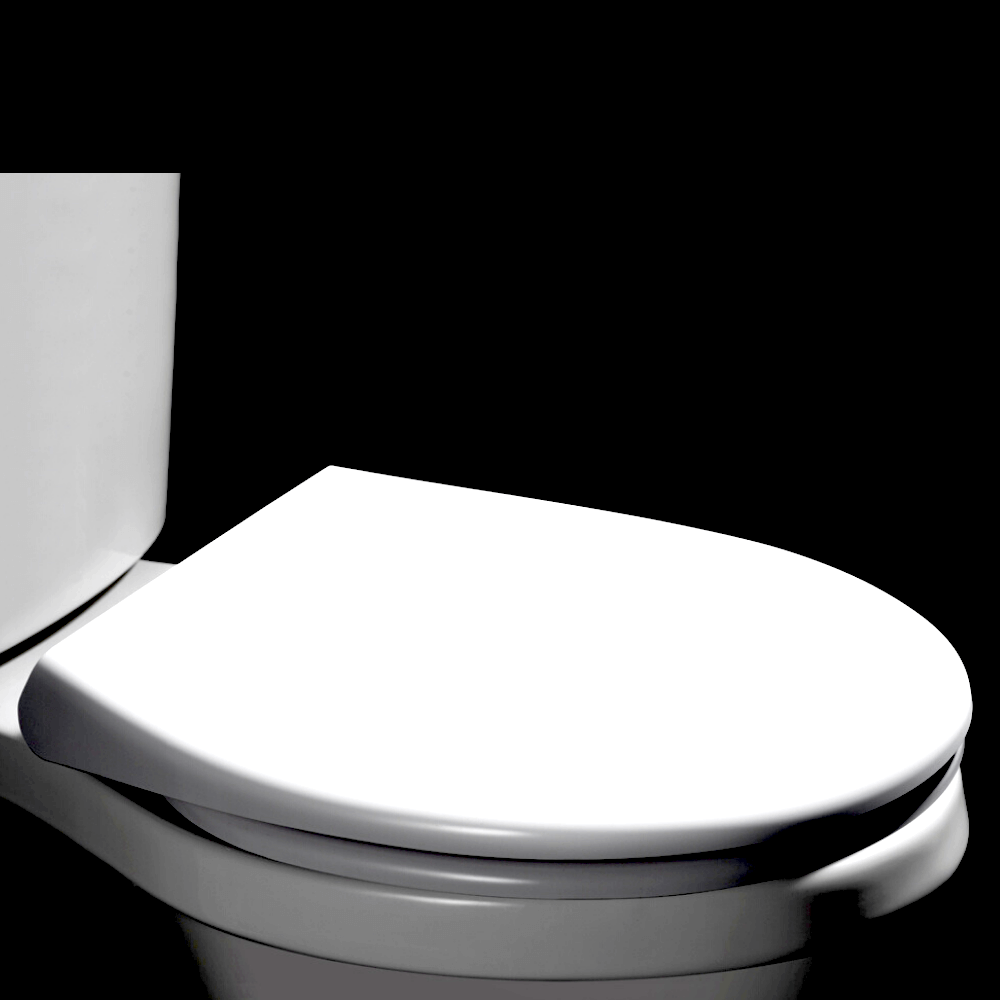 Deluxe Soft Close Quick Release Toilet Seat – Pearl (White/Oval Shaped)