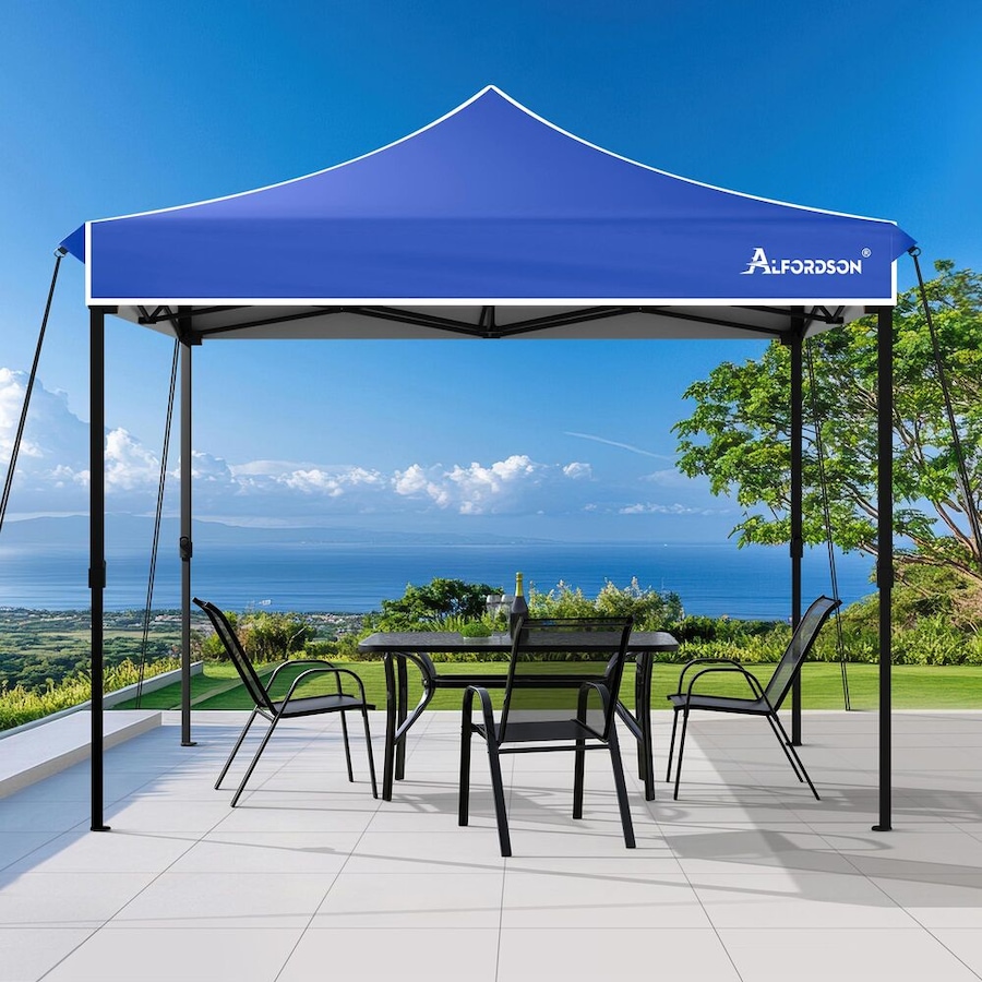3x3m Gazebo ALFORDSON Pop Up Tent Wedding Canopy Blue