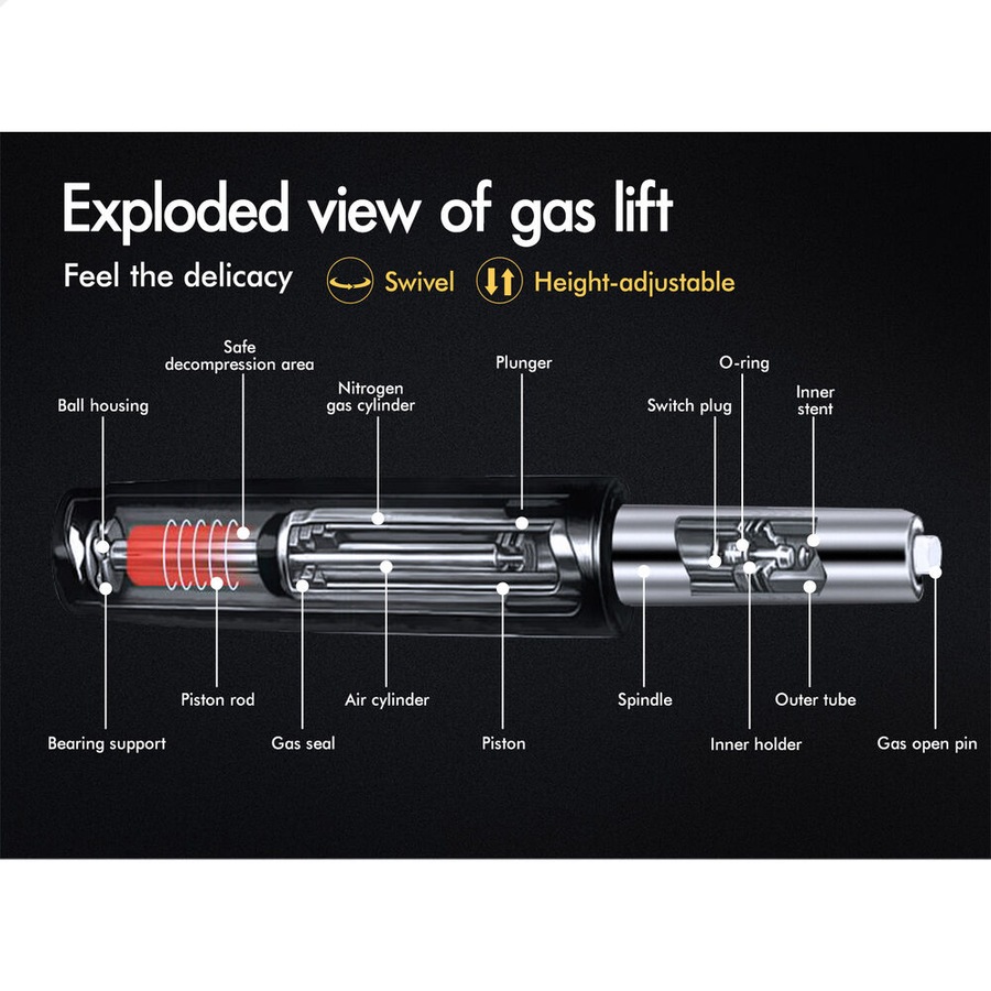 4x ALFORDSON Bar Stools Industrial Style Fabric Grey