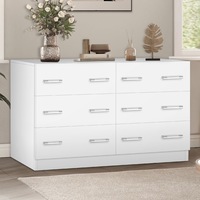 ALFORDSON 6 Chest of Drawers - Caillier Storage Cabinet Dresser Tallboy (White)
