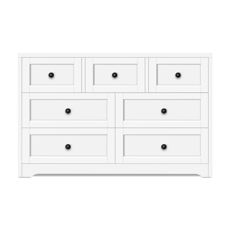 Buy ALFORDSON 7 Chest of Drawers Hamptons Storage Cabinet Dresser ...