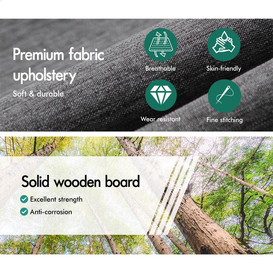 ALFORDSON Armchair Wooden Accent Chair