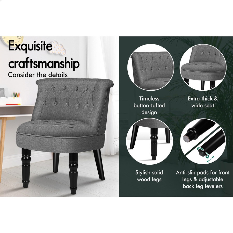 ALFORDSON Armchair Wooden Accent Chair