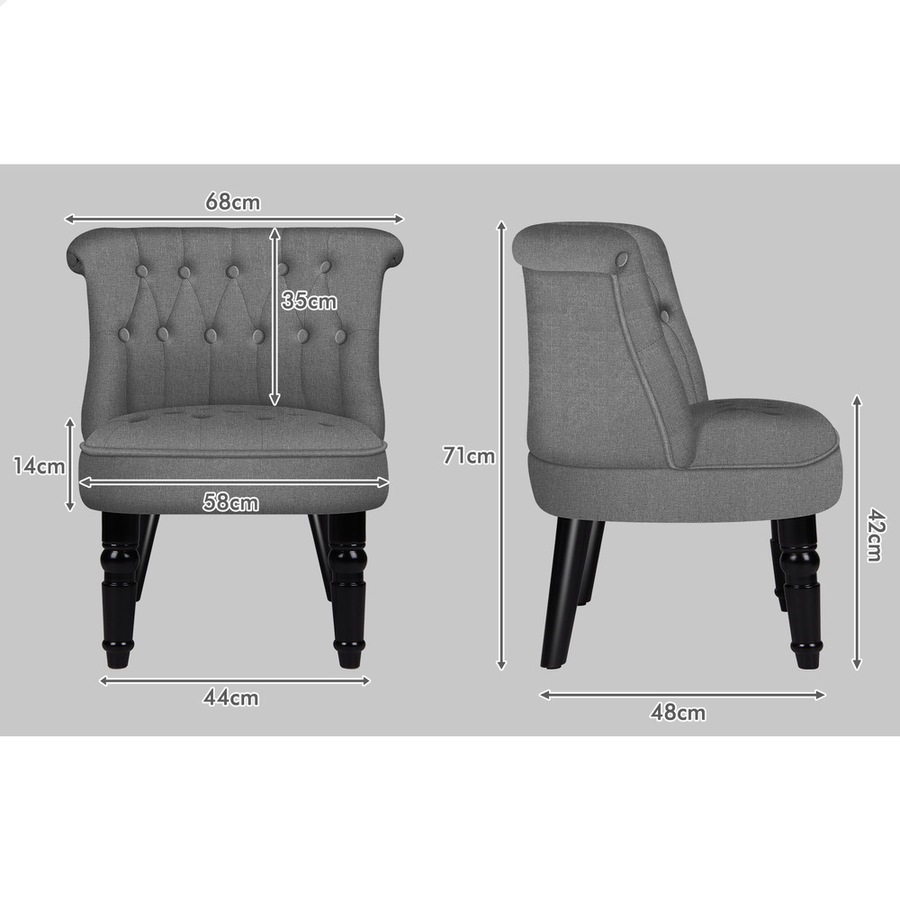 ALFORDSON Armchair Wooden Accent Chair