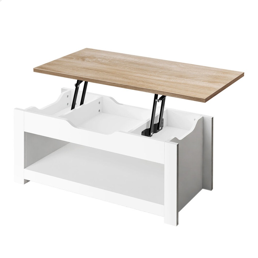 2-in-1 ALFORDSON Coffee Table Lift Up Top Wood
